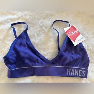 Hanes Women's Deep-V Adjustable Bralette